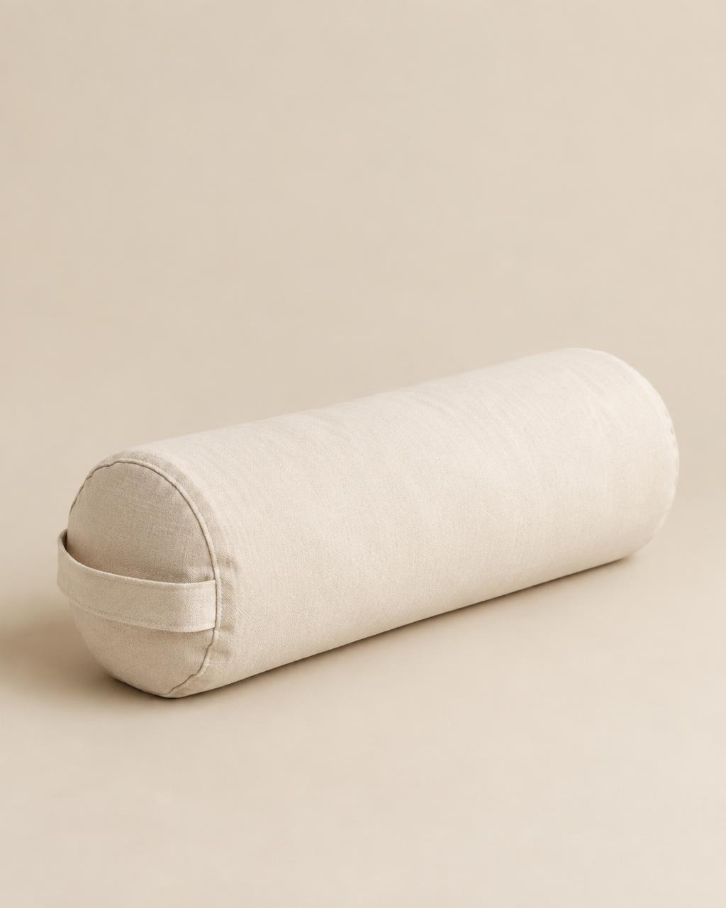 Restorative cotton yoga bolster